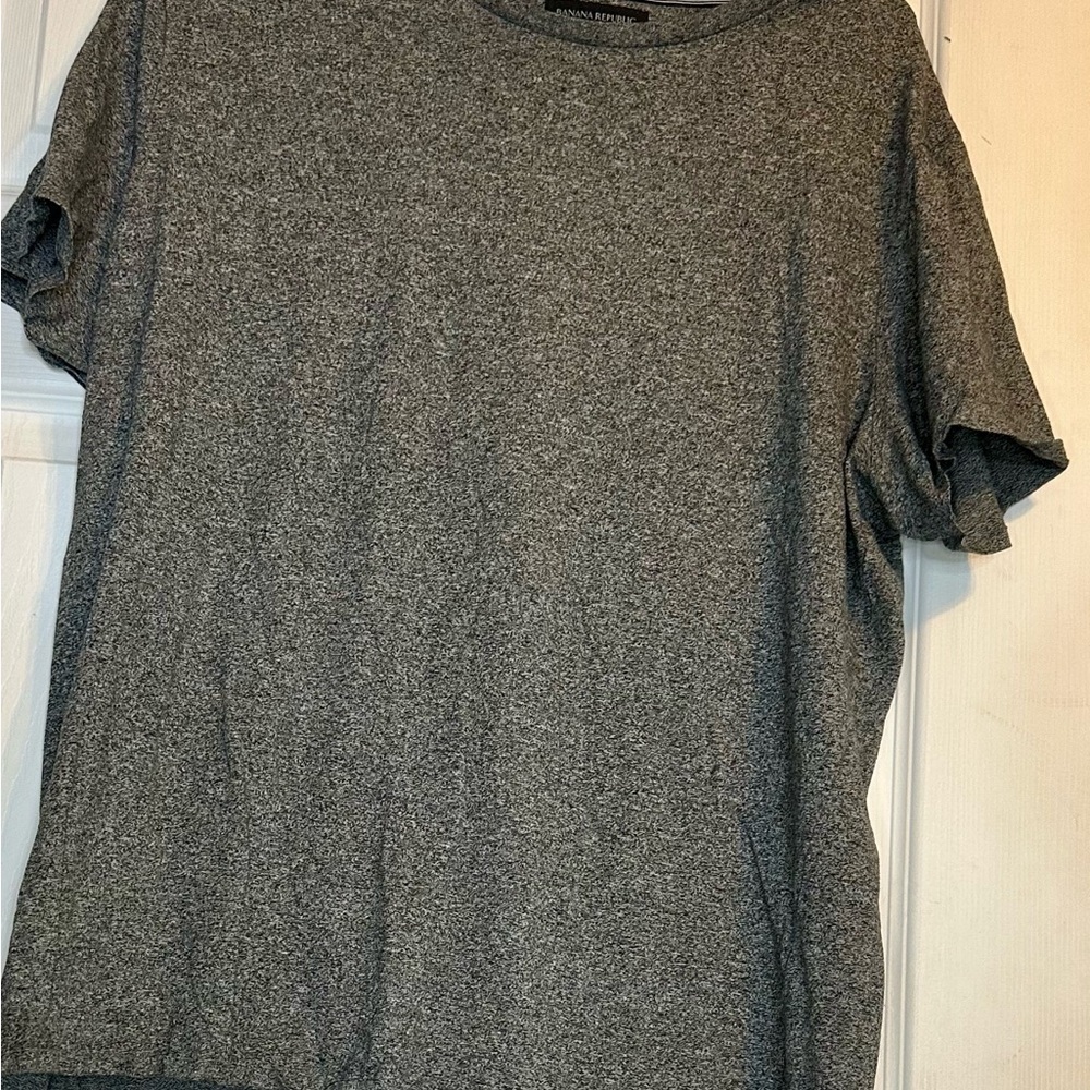 Banana Republic Gray Short Sleeve Tee